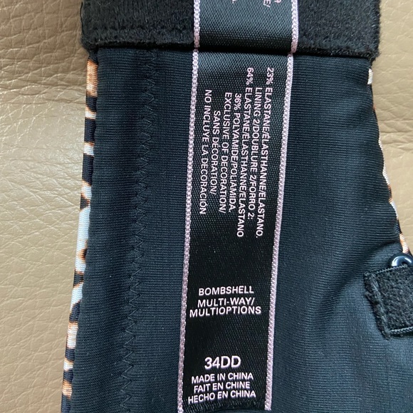 Victoria Secret Bombshell multi-way/multioptions Bra. 34DD add 2 size - Picture 6 of 14